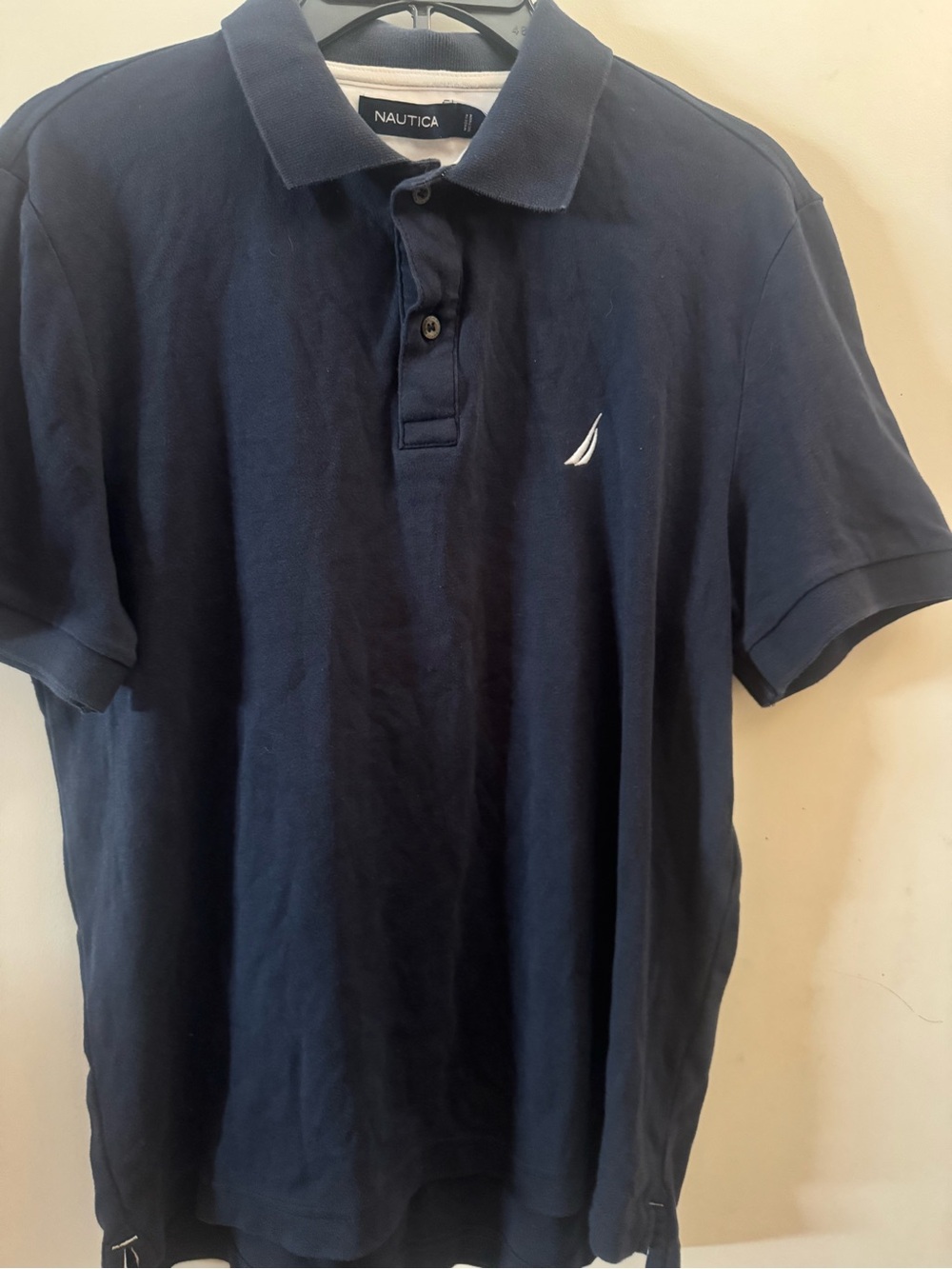 Nautica Men's Navy Short Sleeve Polo Shirt New no tags. S M